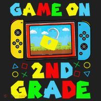Game On 2nd Grade Back To School Funny Gamer Beanie thumb 2