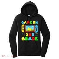 Game On 2nd Grade Back To School Funny Gamer Women's Hoodie thumb 0