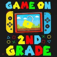 Game On 2nd Grade Back To School Funny Gamer Women's Hoodie thumb 2