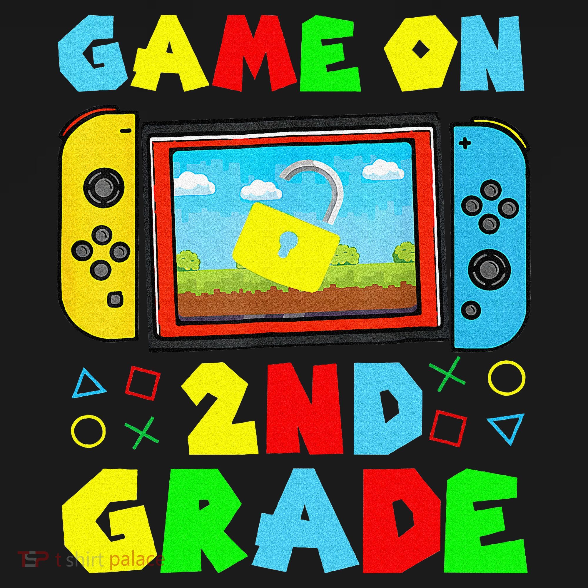 Game On 2nd Grade Back To School Funny Gamer Women's Hoodie