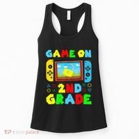 Game On 2nd Grade Back To School Funny Gamer Women's Tank Top thumb 0