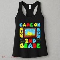 Game On 2nd Grade Back To School Funny Gamer Women's Tank Top thumb 3