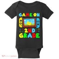 Game On 2nd Grade Back To School Funny Gamer Baby Bodysuit thumb 0