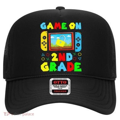 Game On 2nd Grade Back To School Funny Gamer Hat