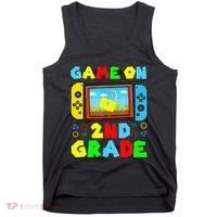 Game On 2nd Grade Back To School Funny Gamer Tank Top thumb 0