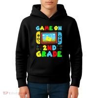 Game On 2nd Grade Back To School Funny Gamer Kids Hoodie thumb 4