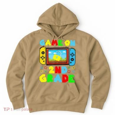 Game On 2nd Grade Back To School Funny Gamer Hoodie