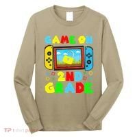 Game On 2nd Grade Back To School Funny Gamer Long Sleeve Shirt thumb 0