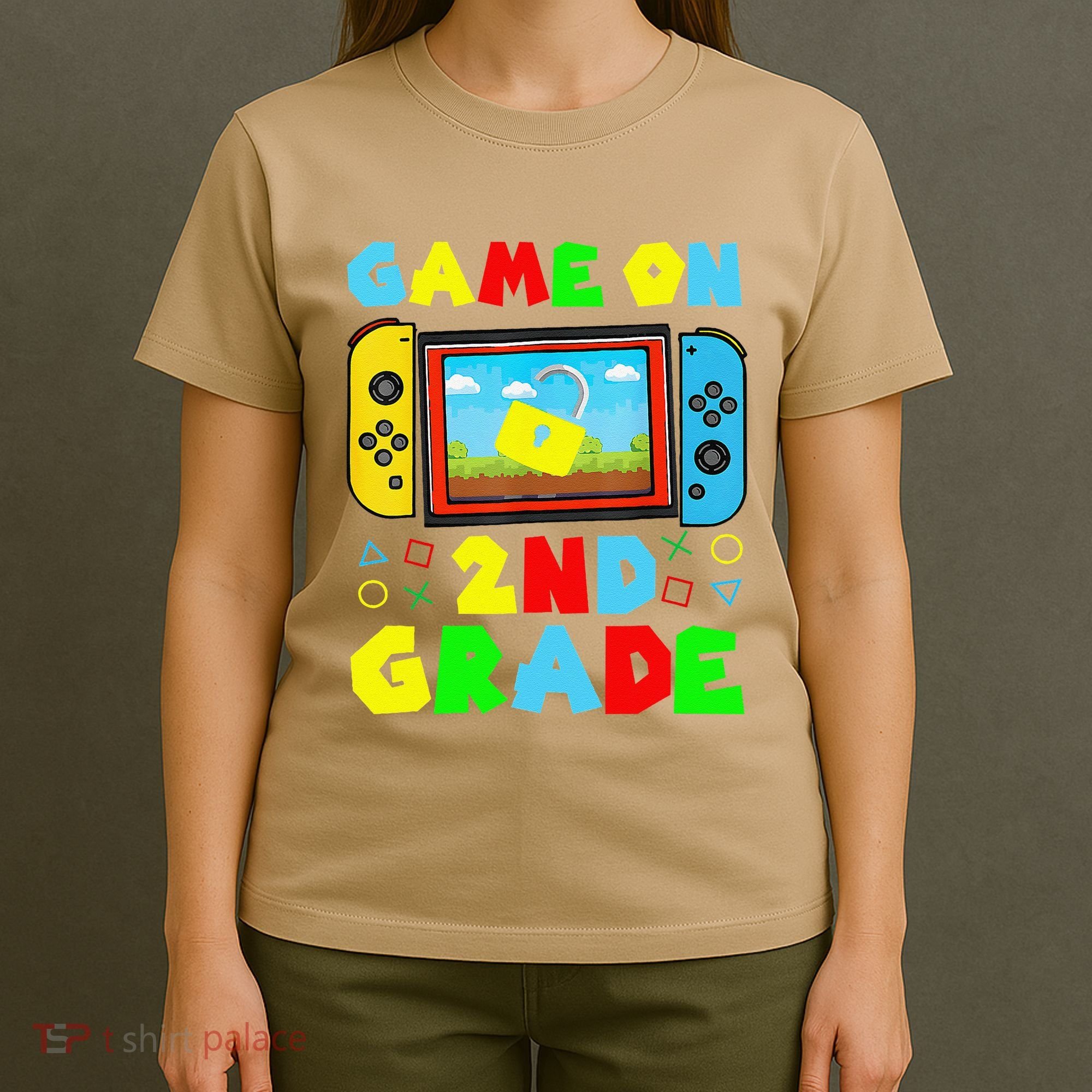 Game On 2nd Grade Back To School Funny Gamer T-Shirt