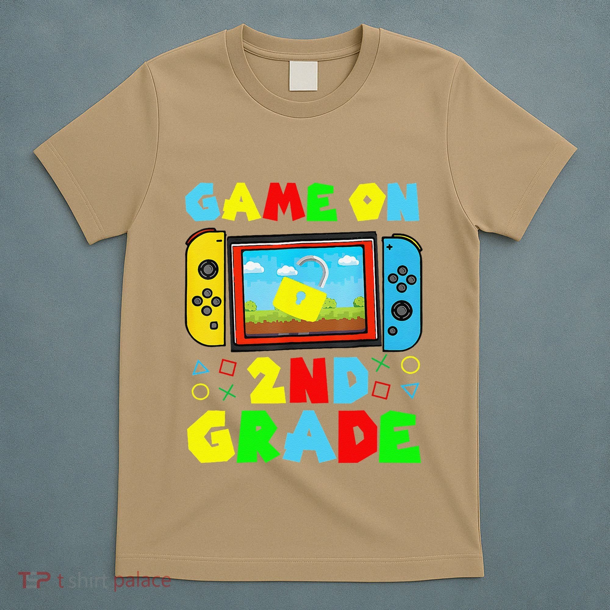 Game On 2nd Grade Back To School Funny Gamer T-Shirt
