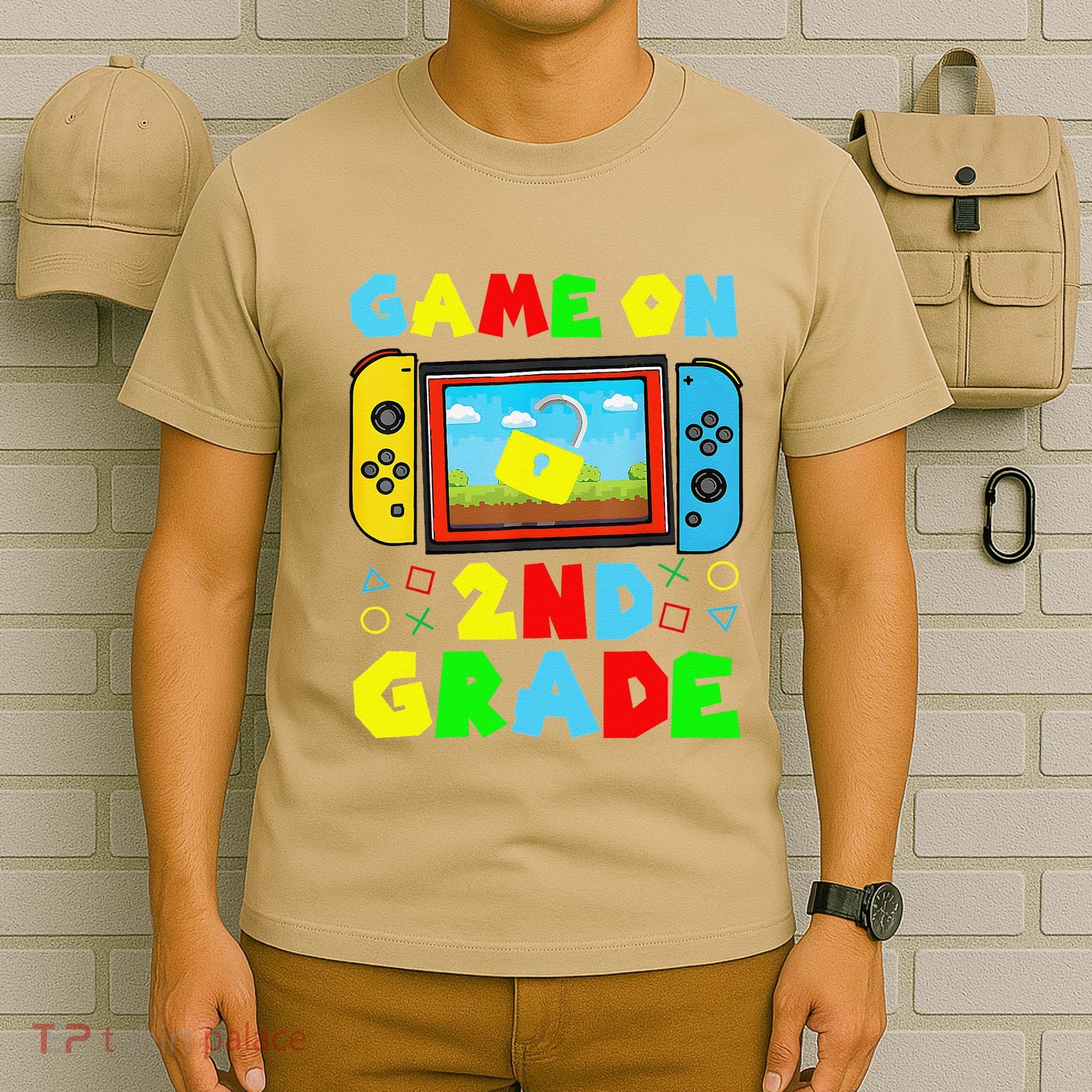 Game On 2nd Grade Back To School Funny Gamer T-Shirt