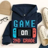 Game On 2nd Grade Hoodie thumb 4