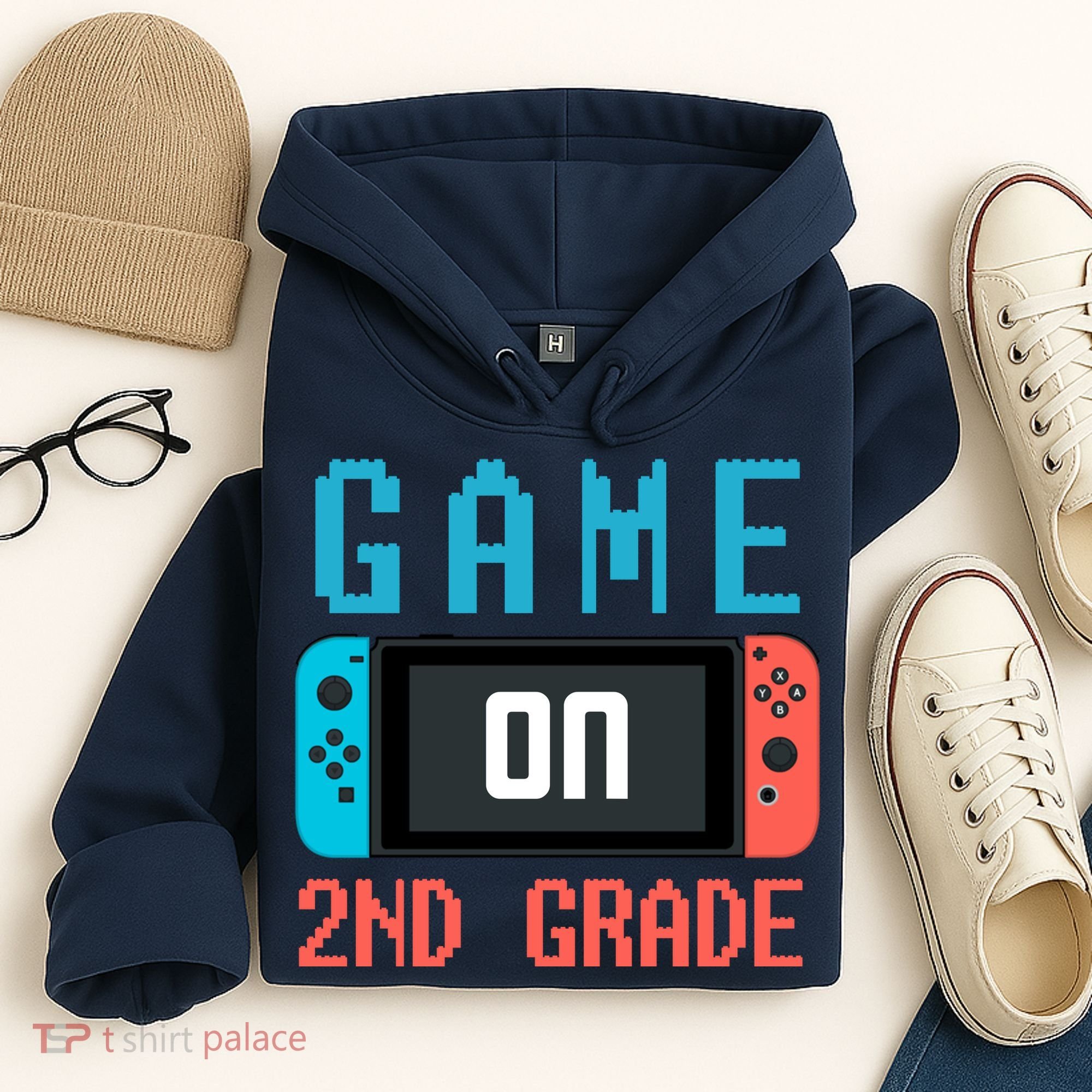 Game On 2nd Grade Hoodie
