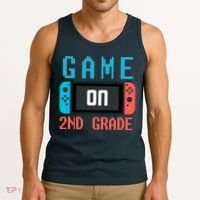 Game On 2nd Grade Tank Top thumb 3