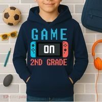 Game On 2nd Grade Kids Hoodie thumb 2