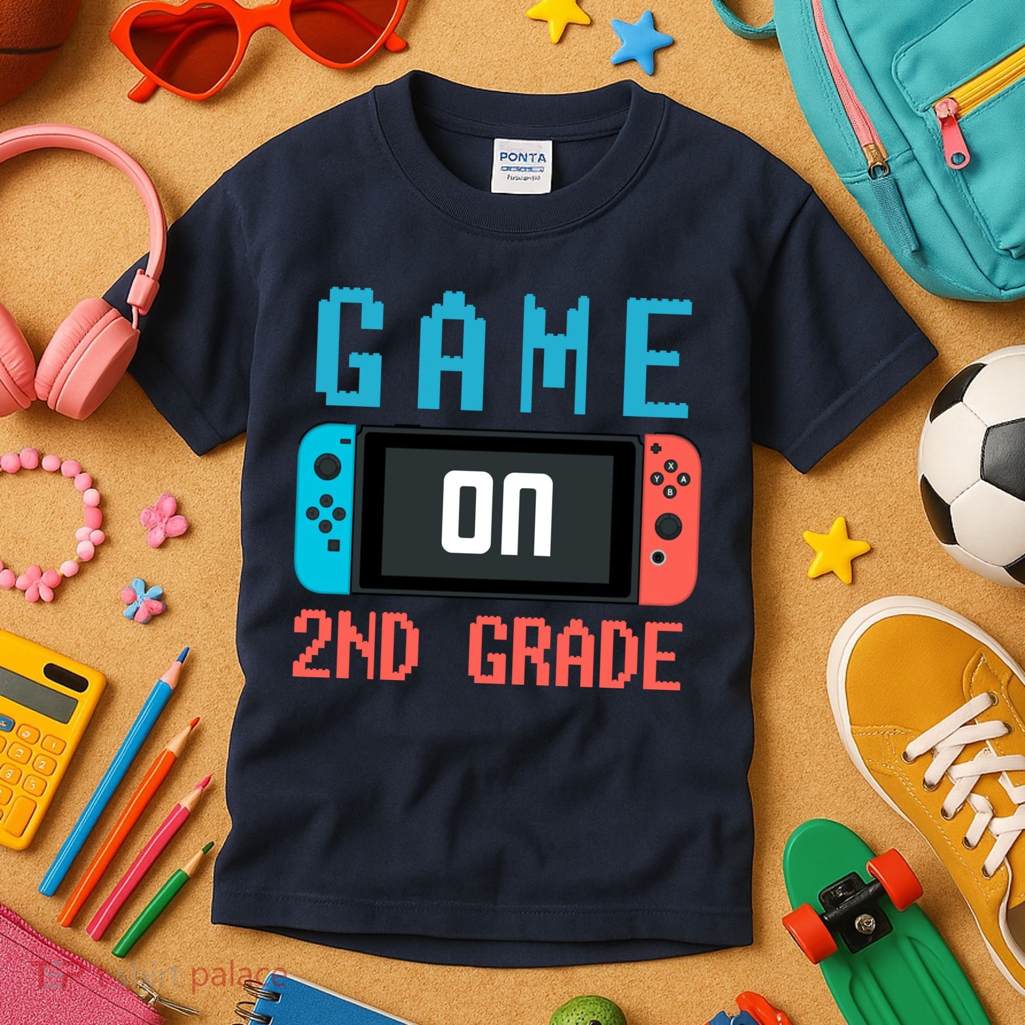 Game On 2nd Grade Kids T-Shirt