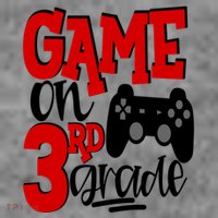 Game On 3Rd Grade Back To School Gamer Third Cute Gift Toddler Hoodie thumb 2