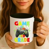 Game On 3Rd Grade Level Unlocked Video Game Gift Coffee Mug thumb 3