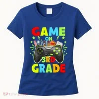Game On 3Rd Grade Level Unlocked Video Game Gift Women's T-Shirt thumb 0