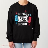 Game On 3Rd Grade Gift Third Grade Back To School Gift Women's Sweatshirt thumb 0