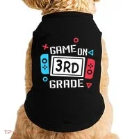 Game On 3Rd Grade Gift Third Grade Back To School Gift Doggie Tank thumb 0