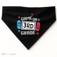 Game On 3Rd Grade Gift Third Grade Back To School Gift USA-Made Doggie Bandana thumb 0