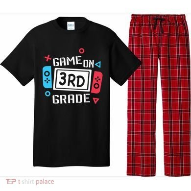 Game On 3Rd Grade Gift Third Grade Back To School Gift Pajama Set