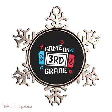 Game On 3Rd Grade Gift Third Grade Back To School Gift Ornament