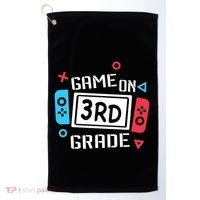 Game On 3Rd Grade Gift Third Grade Back To School Gift Golf Towel thumb 0