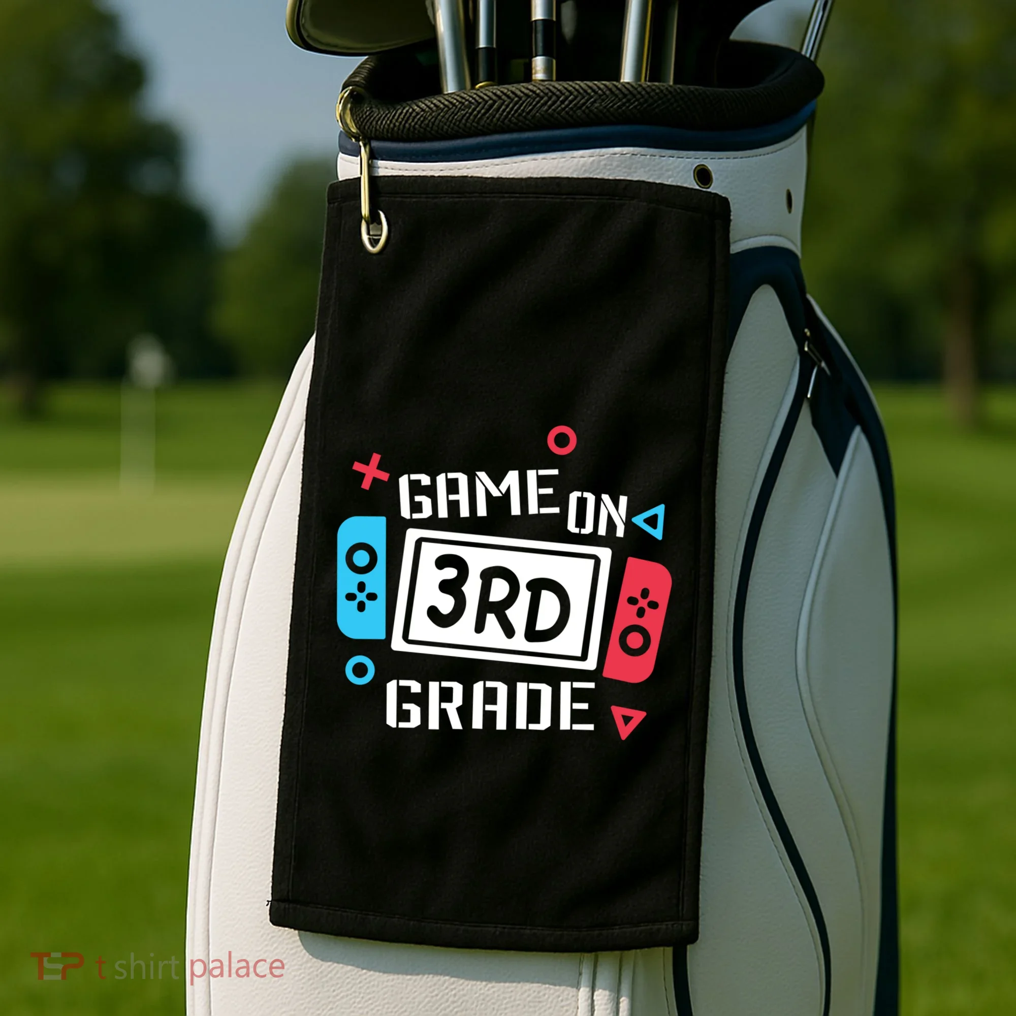 Game On 3Rd Grade Gift Third Grade Back To School Gift Golf Towel