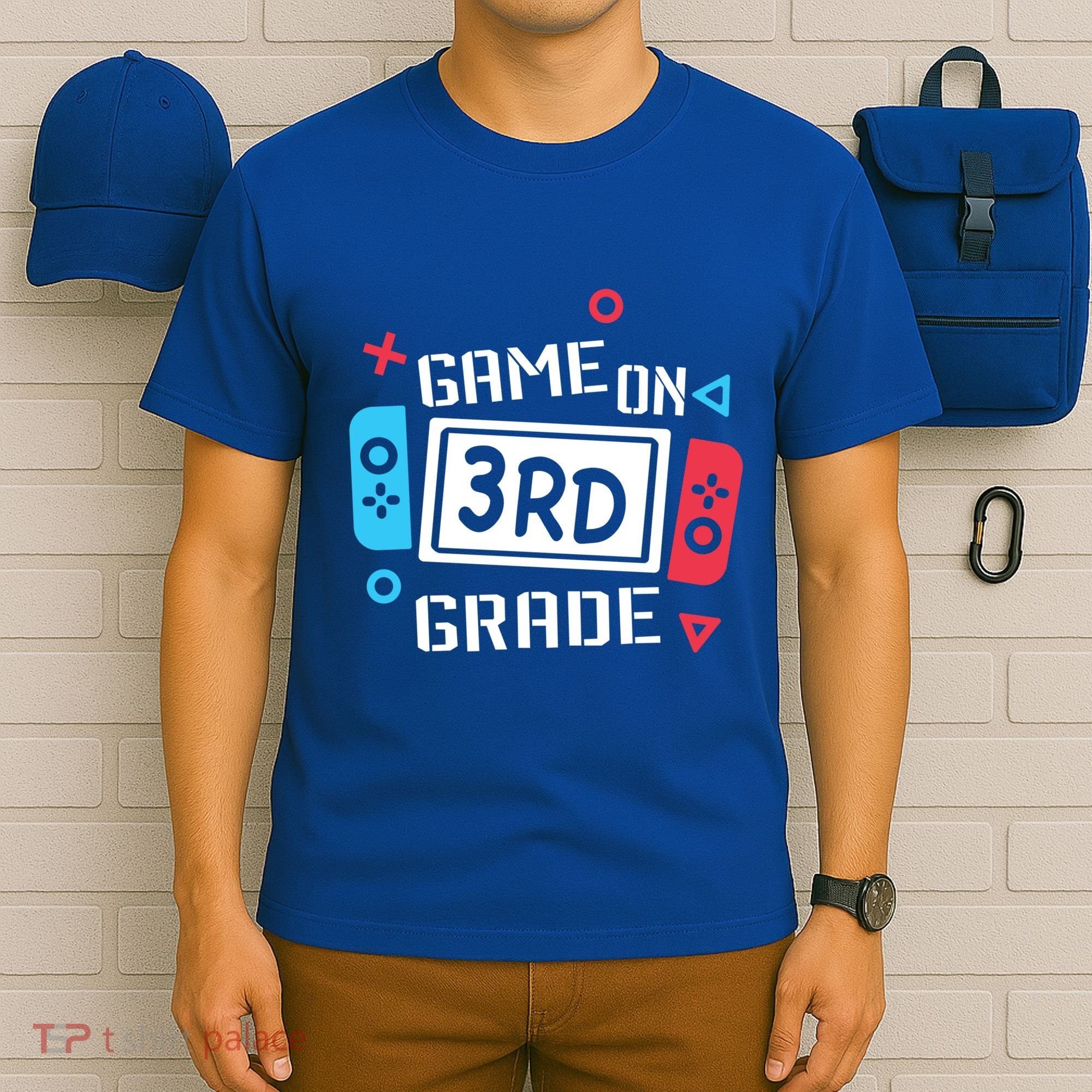 Game On 3Rd Grade Gift Third Grade Back To School Gift T-Shirt