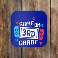 Game On 3Rd Grade Gift Third Grade Back To School Gift Coaster thumb 0
