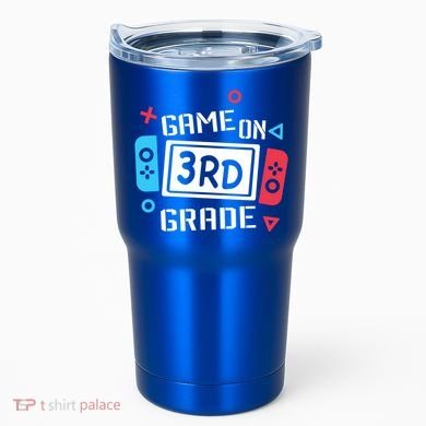 Game On 3Rd Grade Gift Third Grade Back To School Gift Tumbler