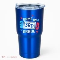 Game On 3Rd Grade Gift Third Grade Back To School Gift Tumbler thumb 0