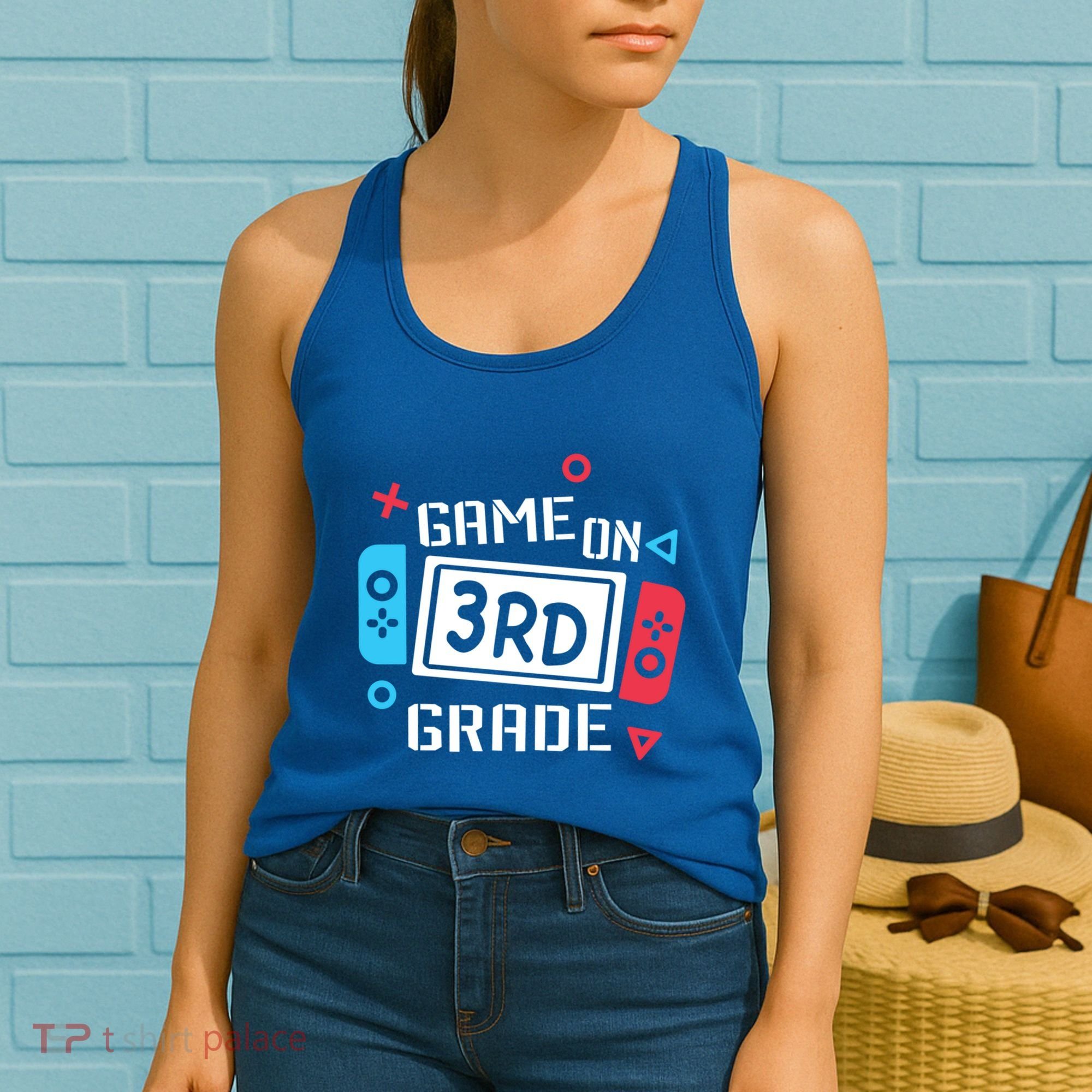 Game On 3Rd Grade Gift Third Grade Back To School Gift Women's Tank Top