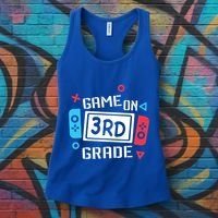 Game On 3Rd Grade Gift Third Grade Back To School Gift Women's Tank Top thumb 3