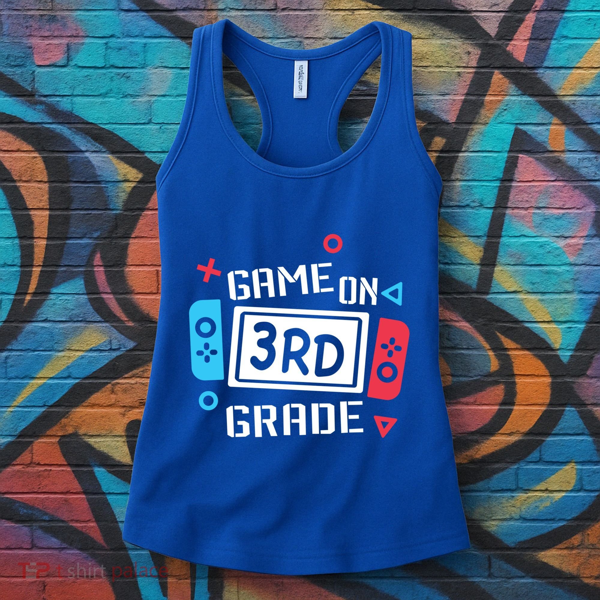 Game On 3Rd Grade Gift Third Grade Back To School Gift Women's Tank Top