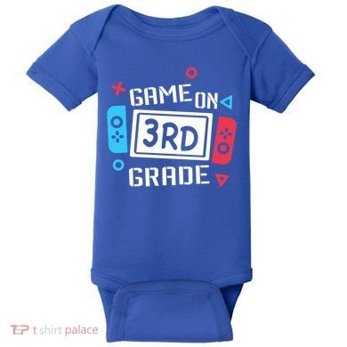 Game On 3Rd Grade Gift Third Grade Back To School Gift Baby Bodysuit