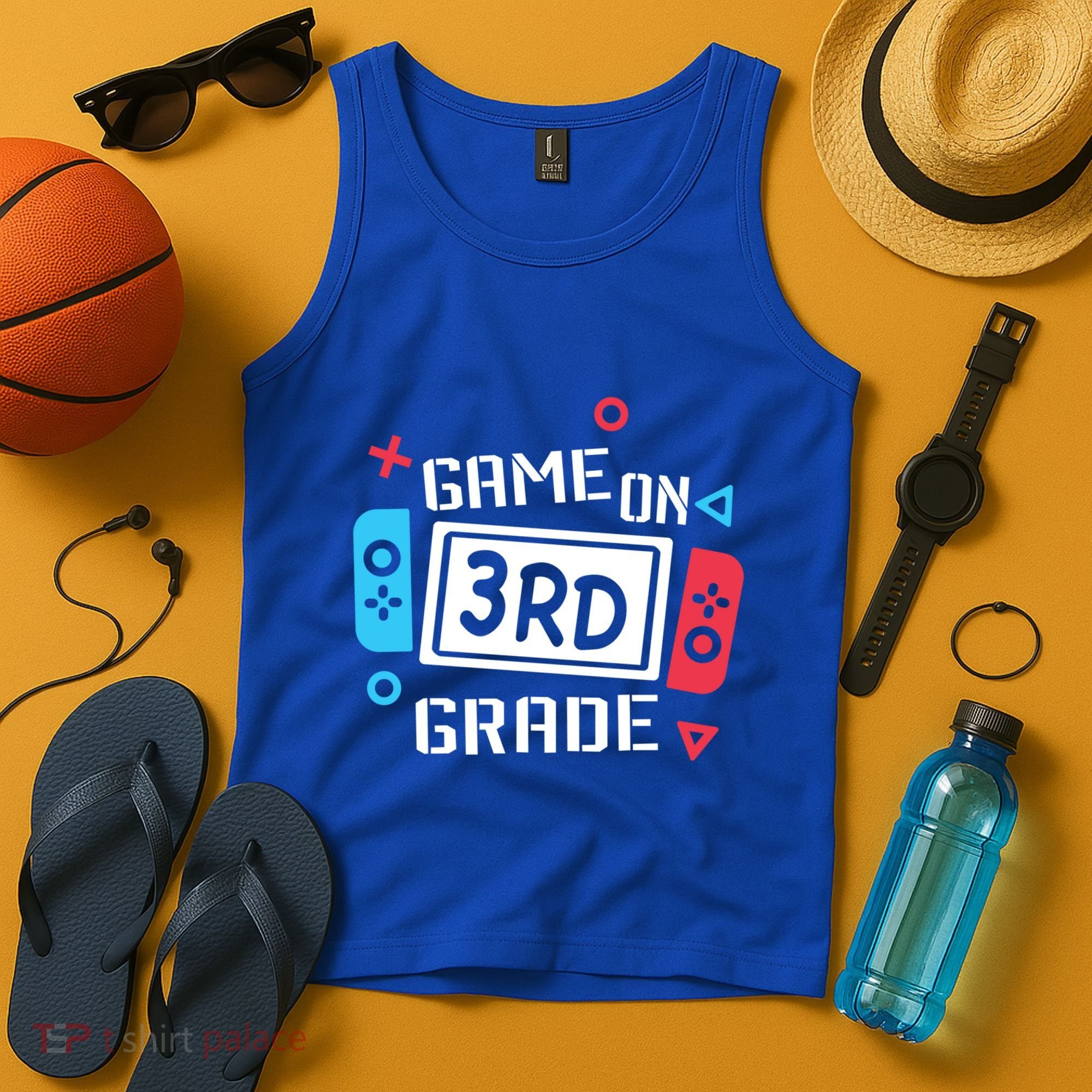 Game On 3Rd Grade Gift Third Grade Back To School Gift Tank Top