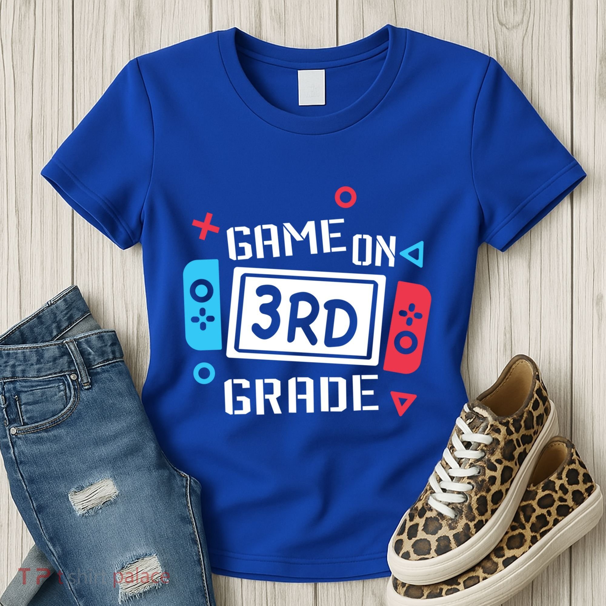 Game On 3Rd Grade Gift Third Grade Back To School Gift Women's T-Shirt