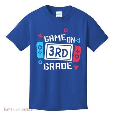 Game On 3Rd Grade Gift Third Grade Back To School Gift Kids T-Shirt