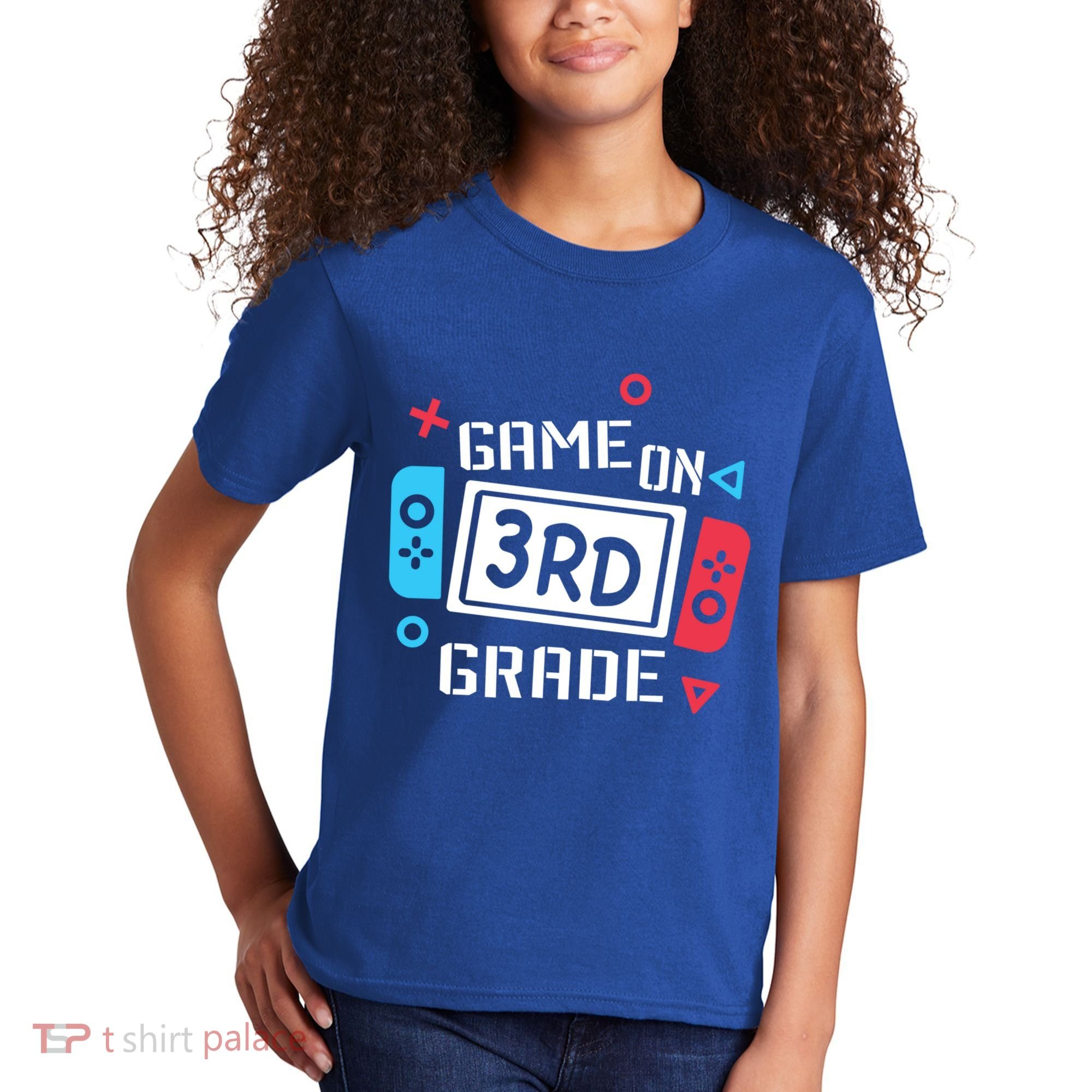 Game On 3Rd Grade Gift Third Grade Back To School Gift Kids T-Shirt