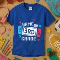 Game On 3Rd Grade Gift Third Grade Back To School Gift Kids T-Shirt thumb 3
