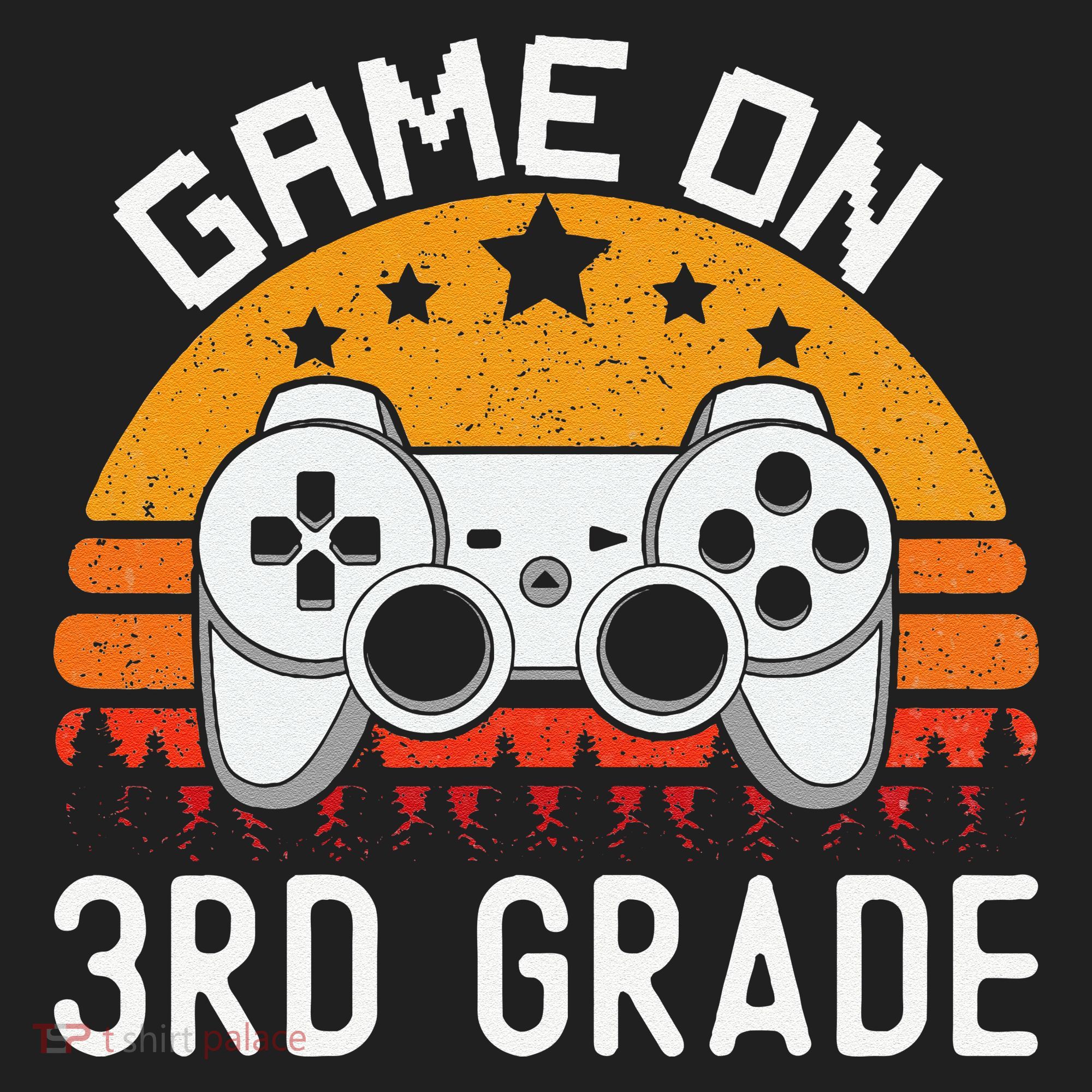 Game On 3rd Grade Back To School Third Grade Gamer Women's Sweatshirt