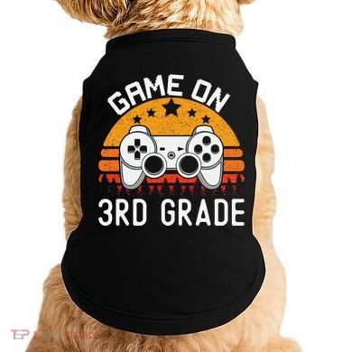 Game On 3rd Grade Back To School Third Grade Gamer Doggie Tank