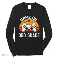 Game On 3rd Grade Back To School Third Grade Gamer Long Sleeve Shirt thumb 0