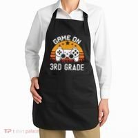 Game On 3rd Grade Back To School Third Grade Gamer Apron thumb 2