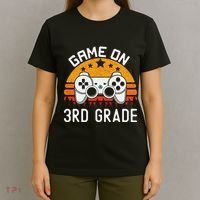 Game On 3rd Grade Back To School Third Grade Gamer T-Shirt thumb 4