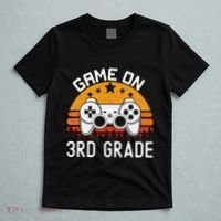 Game On 3rd Grade Back To School Third Grade Gamer T-Shirt thumb 5