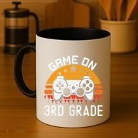 Game On 3rd Grade Back To School Third Grade Gamer Coffee Mug thumb 4